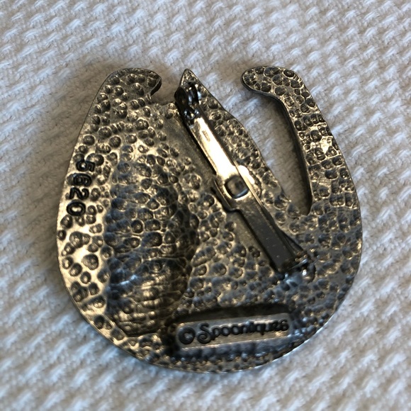 Spoontiques Pewter Vintage Pin/Brooch - Picture 3 of 4